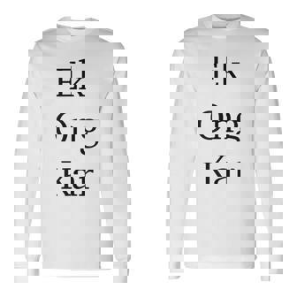 Kundalini Yoga Mantra Ek Ong Kar Waheguru Wisdom Langarmshirts - Geschenkecke