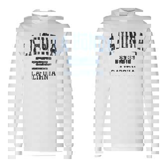 La Honda カリフォルニア Ca ビンテージ アスレチック スポーツデザイン 長袖Tシャツ - Kawaiitshirt