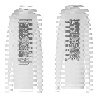 La Tarjeta Del Tarot Del Amante Del Café Gótico Oculto Para El Lector Del Tarot In Mangas Camiseta de manga larga - Regaloses