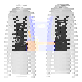 Last Minute Mason ハロウィン 労働者 グループ コスチューム 長袖tシャツ 長袖Tシャツ - Kawaiitshirt