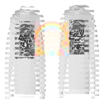 Lgbtqの平等は誰もプライドを傷つけない 人権 レインボープライド 長袖Tシャツ - Kawaiitshirt