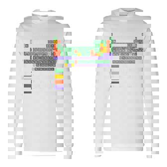 Can I Lick It Periodic Table Of Elements Science Long Sleeve T-Shirt - Thegiftio