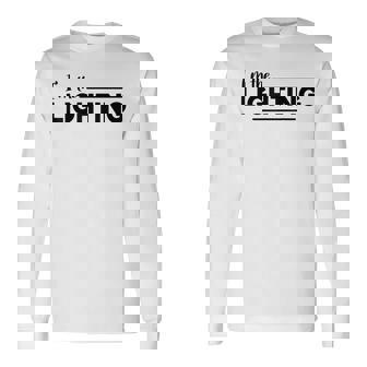 The Lightning The Thunder 面白いカップルマッチング 長袖Tシャツ - Kawaiitshirt