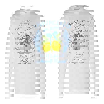 Limoncello Per Favore レモン 夏 イタリア 長袖Tシャツ - Kawaiitshirt