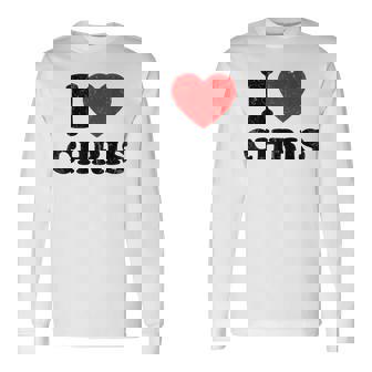 I Love Chris Apparel Red Heart Chris Long Sleeve T-Shirt - Thegiftio