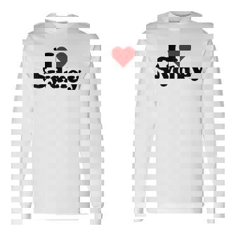 I Love Heartydneyyd Namee Australia 長袖Tシャツ - Kawaiitshirt