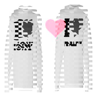 I Love Konny 長袖Tシャツ - Kawaiitshirt