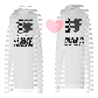 I Love Nagoya 名古屋大好き 長袖Tシャツ - Kawaiitshirt
