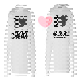 I Love Okazaki 岡崎大好き 長袖Tシャツ - Kawaiitshirt