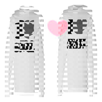 I Loveeoul アイ・ラブ・ソウル 長袖Tシャツ - Kawaiitshirt