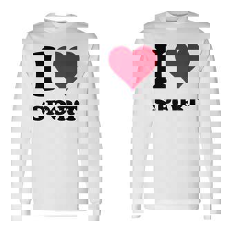 I Loveports 長袖Tシャツ - Kawaiitshirt