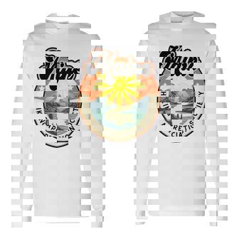 Maine Usa ハイキング ハイカー バックパッカー ハイキング 山 アウトドア 長袖tシャツ 長袖Tシャツ - Kawaiitshirt