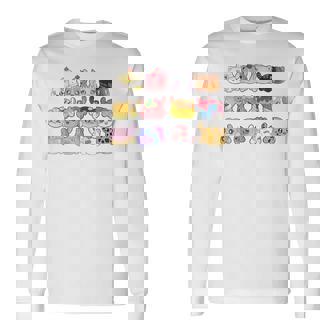 Meemeow Cats Plush Squishy Pink Long Sleeve T-Shirt - Thegiftio