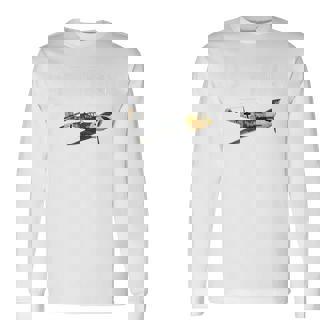 Messerschmitt Bf 109 Ww2 De Avión De Combate Camiseta de manga larga - Regaloses