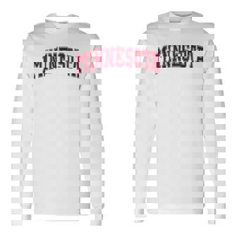 Minnesota Throwback Classic Long Sleeve T-Shirt | Mazezy