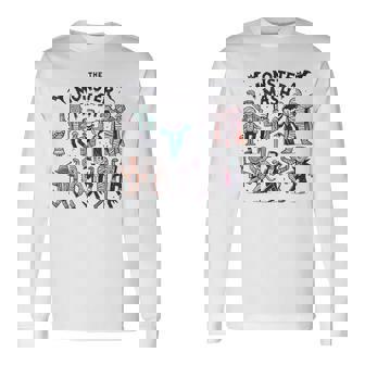 Monster Mash Spooky Season Halloween Mummy Witch Vampire Long Sleeve T-Shirt - Thegiftio
