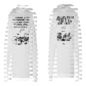 Murder On The Dance Floor Crow Dancing Disco Long Sleeve T-Shirt | Mazezy