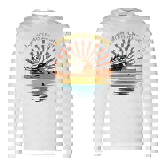 Nine Month Cruisehipunset Withharks In Ocean 長袖tシャツ 長袖Tシャツ - Kawaiitshirt