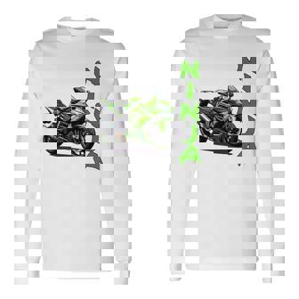Ninjaオートバイスポーツバイク 長袖tシャツ 長袖Tシャツ - Kawaiitshirt