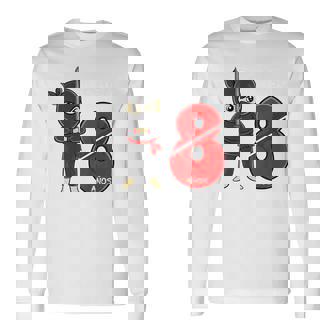Niños Ninja Tengo 8 Años Camiseta de manga larga - Regaloses