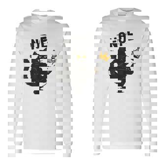 No Kings In America Black Cat Political Meme Patriotic Long Sleeve T-Shirt - Thegiftio