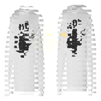 Nope No Kings In America Black Cat Pro Democracy Long Sleeve T-Shirt - Thegiftio