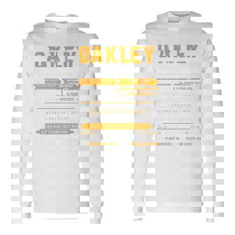 Oakleyオークリー 完全訳不明なネームシャツ フロントプリント 1Kana 長袖tシャツ 長袖Tシャツ - Kawaiitshirt