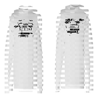 Ohana レトロハワイトロピカルシャツ 男女兼用 長袖Tシャツ - Kawaiitshirt