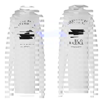 Oneocean Portell Marina バルセロナ ヨットクラブ スペイン リビエラ 長袖Tシャツ - Kawaiitshirt