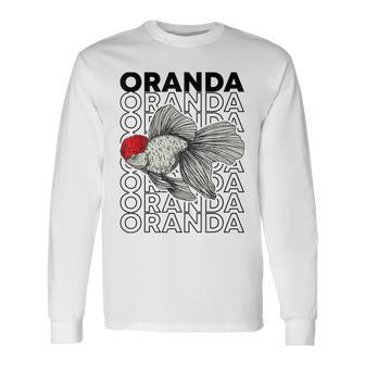 Oranda Goldfish 80年代スタイル ファンシー金魚オーナー 長袖Tシャツ - Kawaiitshirt