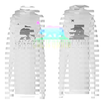 Ours Animal Été Tropical Caliacances Californie T-shirt à manches longues - Cadeauxyz