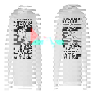 Palestinian Lives Matter 長袖Tシャツ - Kawaiitshirt