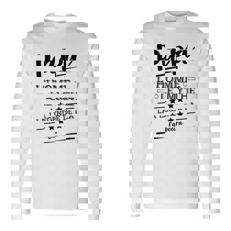 Papa La Légende Capoeira T-shirt à manches longues - Cadeauxyz