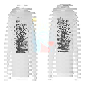 Party In The Usa 自由の女神シャツ 面白い 7月4日 長袖Tシャツ - Kawaiitshirt