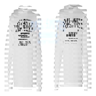 Paulmiths New York Ny ビンテージ アスレチック スポーツデザイン 長袖Tシャツ - Kawaiitshirt