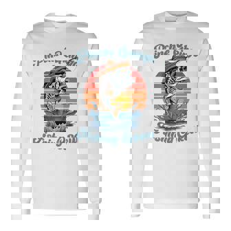 Pinche Gringo フィッシングクルー背面 メンズ、レディース向けアウトフィット 長袖Tシャツ - Kawaiitshirt