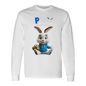 Pupo El Conejito Egoísta Personaje Del Cuento Para Niños Camiseta de manga larga - Regaloses