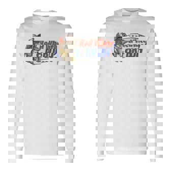 Red White & Bruh America Fish Patriotic Fishing 4Th Of July Long Sleeve T-Shirt - Monsterry