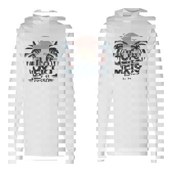 S Con Estampado Retrointage De Estilo Playero De Mexico Forever Camiseta de manga larga - Regaloses