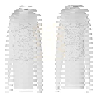 Samouraï Et Fleurs De Cerisier Kanji Japonais Dos Artistique T-shirt à manches longues - Cadeauxyz