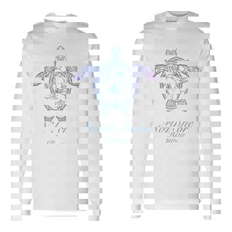 Save The Hawaii ウミガメ ハワイアンブルー トライバル タートル ホヌ 長袖Tシャツ - Kawaiitshirt