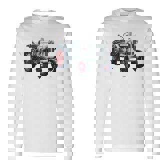 Schueller ヴィンテージ トラクター ドイツ レトロ 長袖Tシャツ - Kawaiitshirt