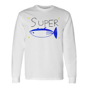 Seok Jin Super Tuna Tuna Fish Long Sleeve T-Shirt | Mazezy