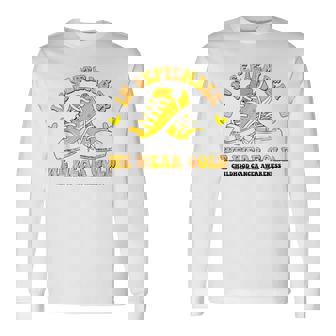 In September We Wear Gold Sneaker Childhood Cancer Awareness Long Sleeve T-Shirt | Seseable CA