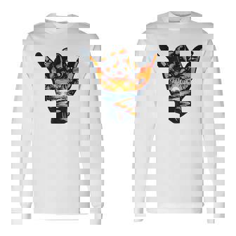 Shaka Hand Sign Aloha Surfing Surf Summer Vacation Beach Long Sleeve T-Shirt - Thegiftio
