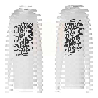 Shakes It For Me Country Music Cowgirl Vintage Western Vibes Long Sleeve T-Shirt - Thegiftio