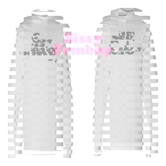 Sissy Femboy Crossdressing Aesthetic 長袖Tシャツ - Kawaiitshirt