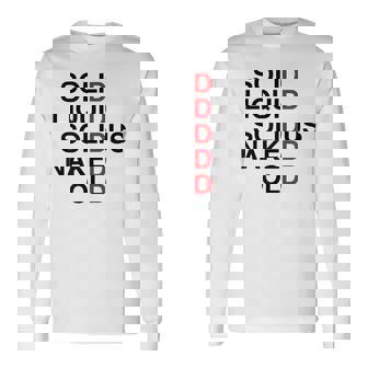 Solid Liquidolidus Naked Old 長袖Tシャツ - Kawaiitshirt