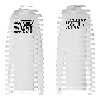 Sorry Das Icho Groß 長袖Tシャツ - Kawaiitshirt