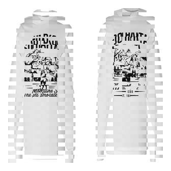South Dakota The Mount Rushmore State Est 1889 Long Sleeve T-Shirt | Mazezy